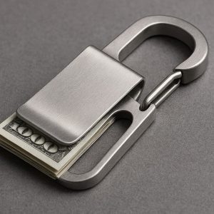 Stainless Steel Money Clip Carabiner Combo