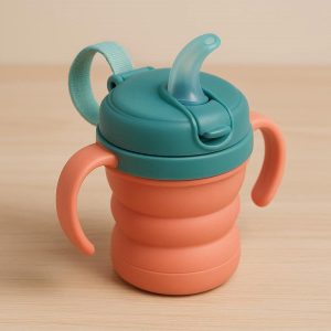 4 Kids Safe Foldable Sipper Cup Spill Proof