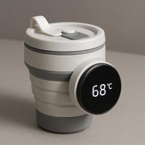 Smart Temperature Display Folding Cup